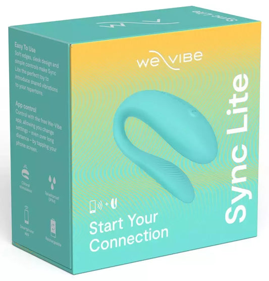 We-Vibe Sync Lite Aqua nešiojamas prietaisas poroms, valdomas programėle, mėlynas