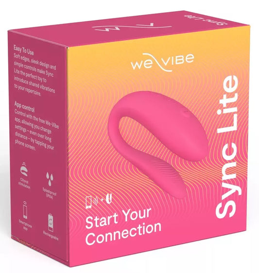 We-Vibe Sync Lite Pink – programėle valdomas lankstus intymus įrenginys
