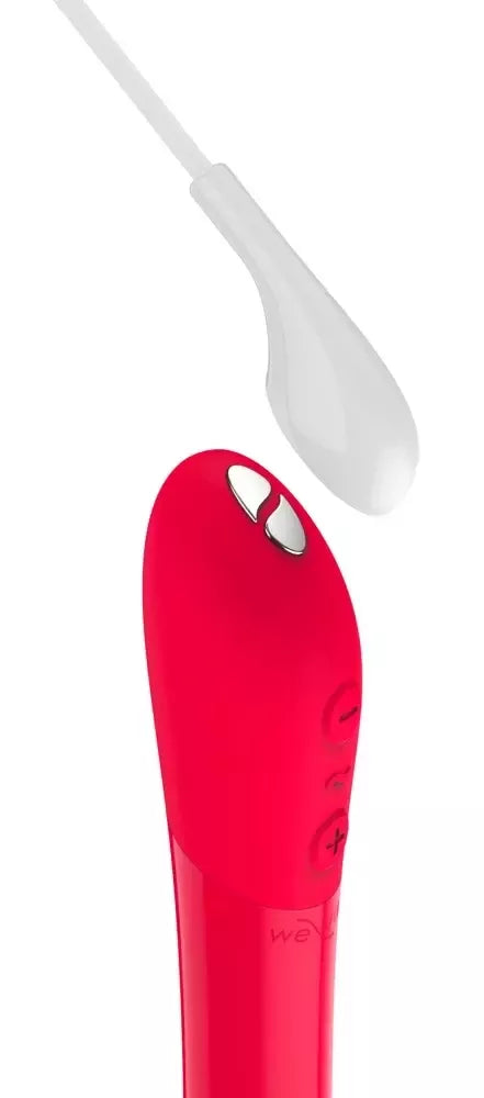 We-Vibe Tango X Cherry Red kompaktiškas intymus prietaisas, 8 greičiai