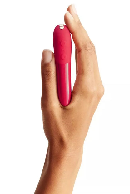 We-Vibe Tango X Cherry Red kompaktiškas intymus prietaisas, 8 greičiai