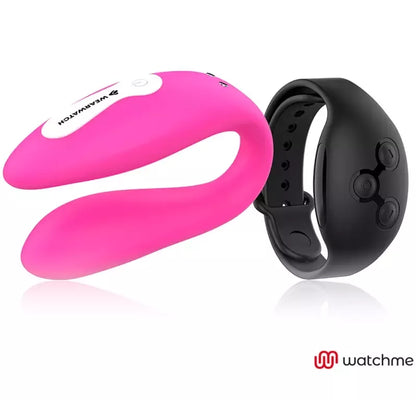 WEARWATCH WATCHME Dual Technology Intimate Machine fuksijos/juodos spalvos, nuotolinio valdymo