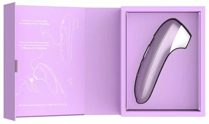 Womanizer Pro Lilac – kompaktiškas oro impulsų stimuliatorius, 11 intensyvumo lygių, atsparus vandeniui