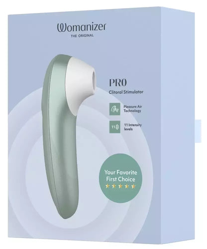 Womanizer Pro Sage kompaktiškas įkraunamas oro pulsacijos masažuoklis, 11 lygių