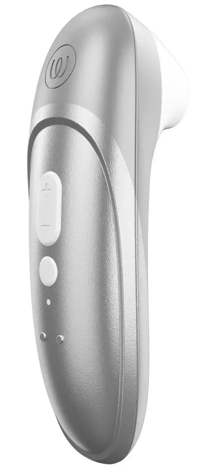Womanizer Pro Silver – kompaktiška oro technologijų sistema, 11 režimų
