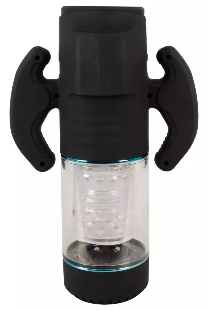 WYNE Model 11 automatinis masturbatorius su dvigubais varikliais, pilkas, 29 cm