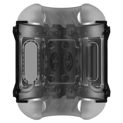 XR Brands Cyber Stroke Intimate Machine Black - dvipusė vibruojanti sistema