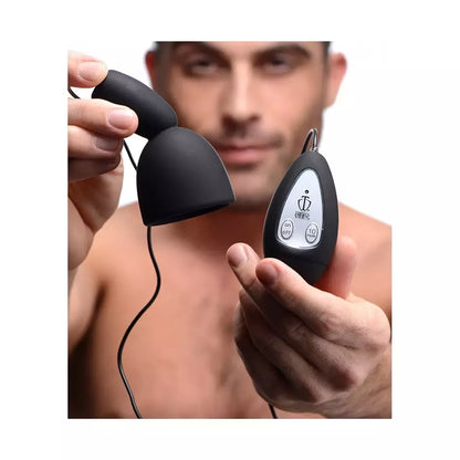 XR Brands Deluxe Silicone Head Stimulator 10 režimų, juodas