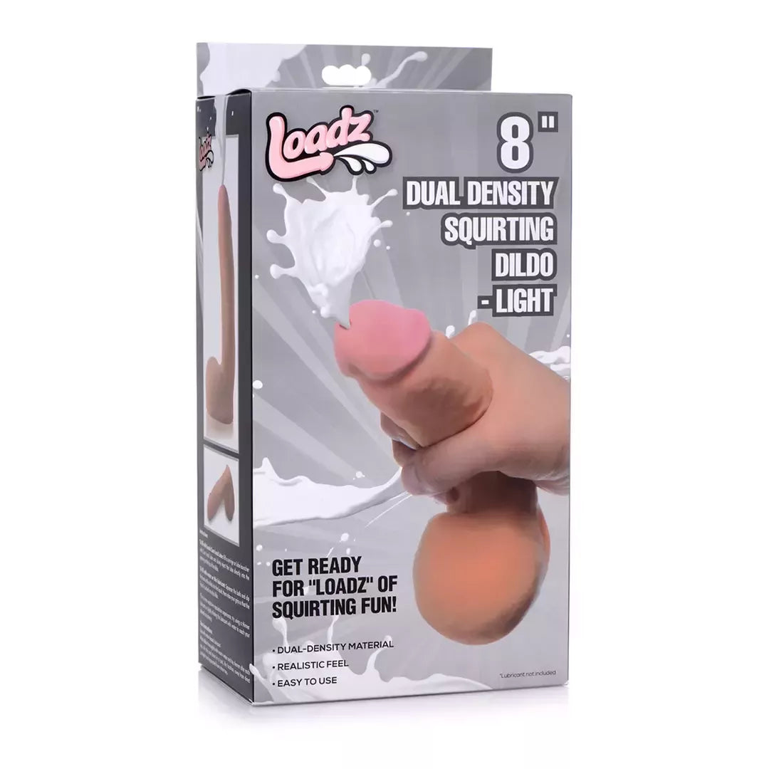 XR Brands dvigubo tankio „Squirting“ modelis, 20,5 cm, lankstus paviršius