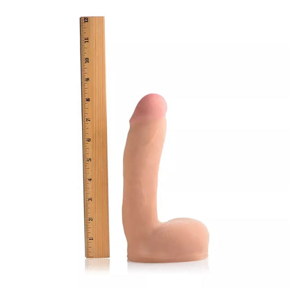 XR Brands dvigubo tankio „Squirting“ modelis, 20,5 cm, lankstus paviršius