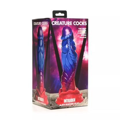 XR Brands Intruder silikoninis intymus prietaisas Purple Fantasy Edition
