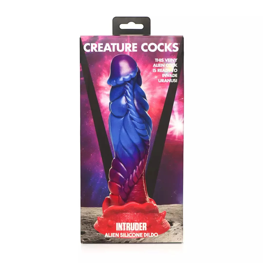 XR Brands Intruder silikoninis intymus prietaisas Purple Fantasy Edition