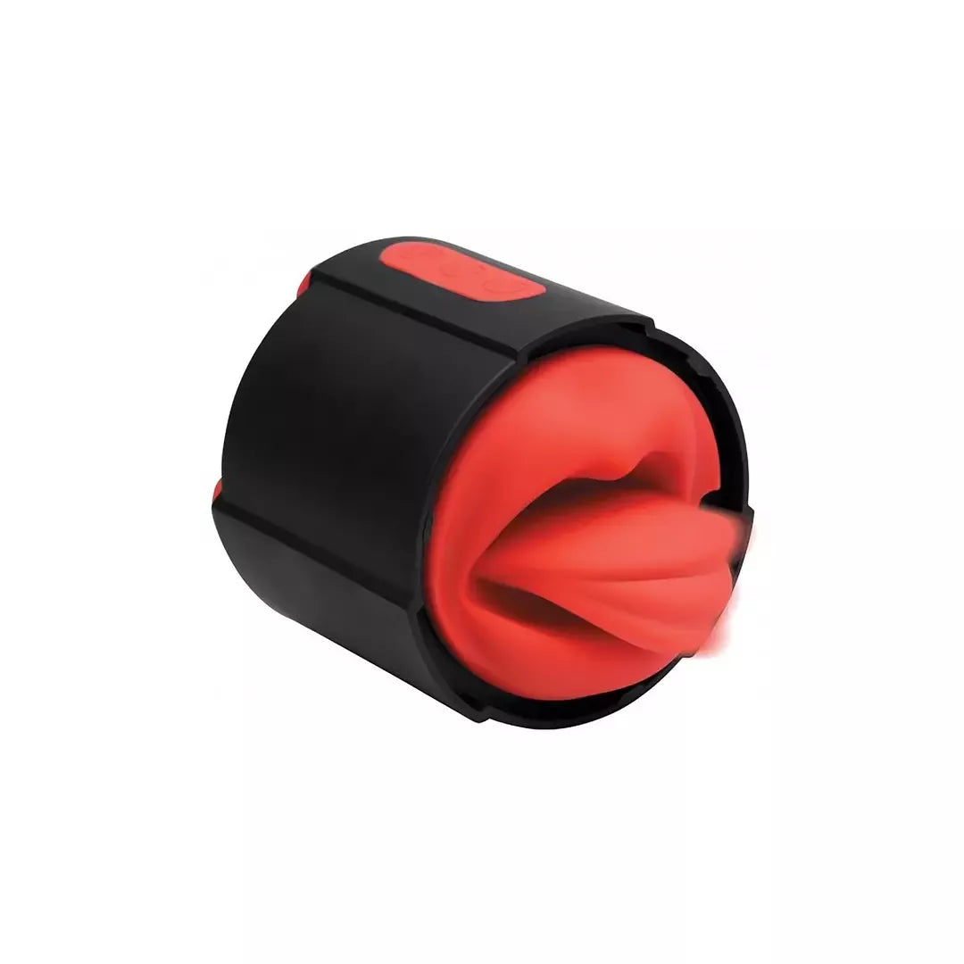 XR Brands Licking Tongue Intimate Machine su vibravimo ir mirgėjimo sistema
