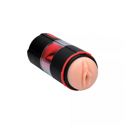 XR Brands Licking Tongue Intimate Machine su vibravimo ir mirgėjimo sistema