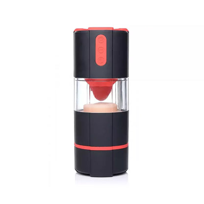 XR Brands Licking Tongue Intimate Machine su vibravimo ir mirgėjimo sistema