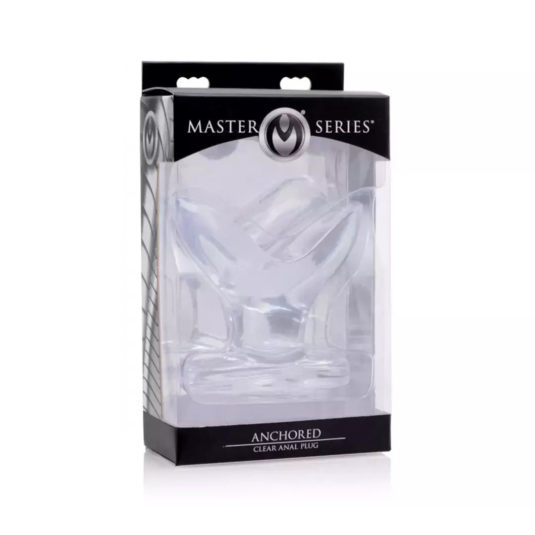 XR Brands Master Series Anchored Clear Expanding Plug 3,75 col.