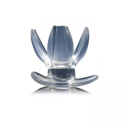 XR Brands Master Series Clear Expanding Dilator 4,5" reguliuojamas kamštis