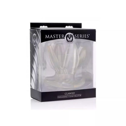 XR Brands Master Series Clear Expanding Dilator 4,5" reguliuojamas kamštis