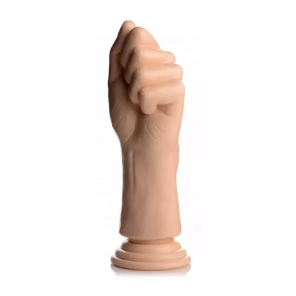 XR Brands Master Series Knuckles Small Hand Model su vakuuminu pagrindu 21 cm