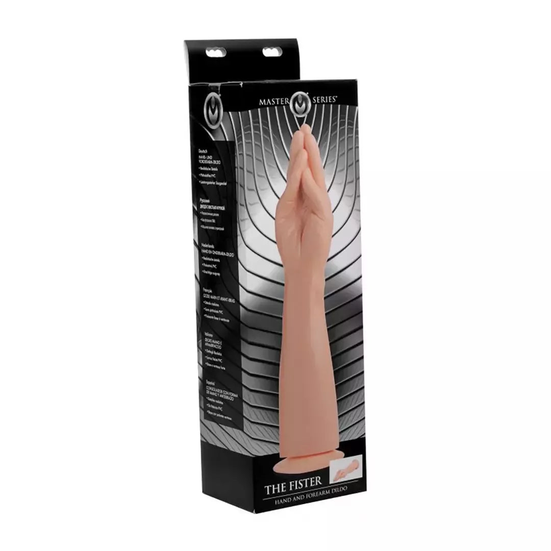 XR Brands Master Series The Fister intymaus dilbio modelis 38 cm, juodas