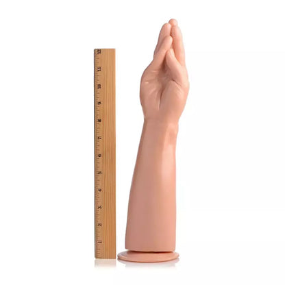 XR Brands Master Series The Fister intymaus dilbio modelis 38 cm, juodas
