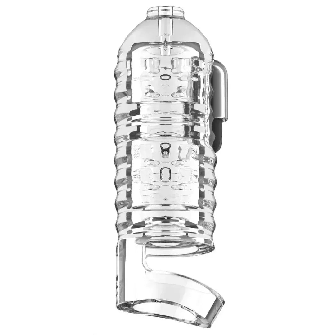 XR Brands Mini Handheld Intimate Machine Black – 3 greičiai, vibruojantis, nešiojamas