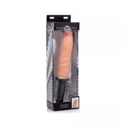 XR Brands Onslaught XL vibruojantis stimuliatorius 9 colių (23 cm), juodas