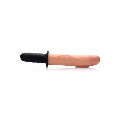 XR Brands Onslaught XL vibruojantis stimuliatorius 9 colių (23 cm), juodas