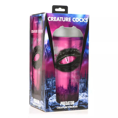 XR Brands Predator Intimate Grey Machine masturbatorius su reguliuojamu siurbimu