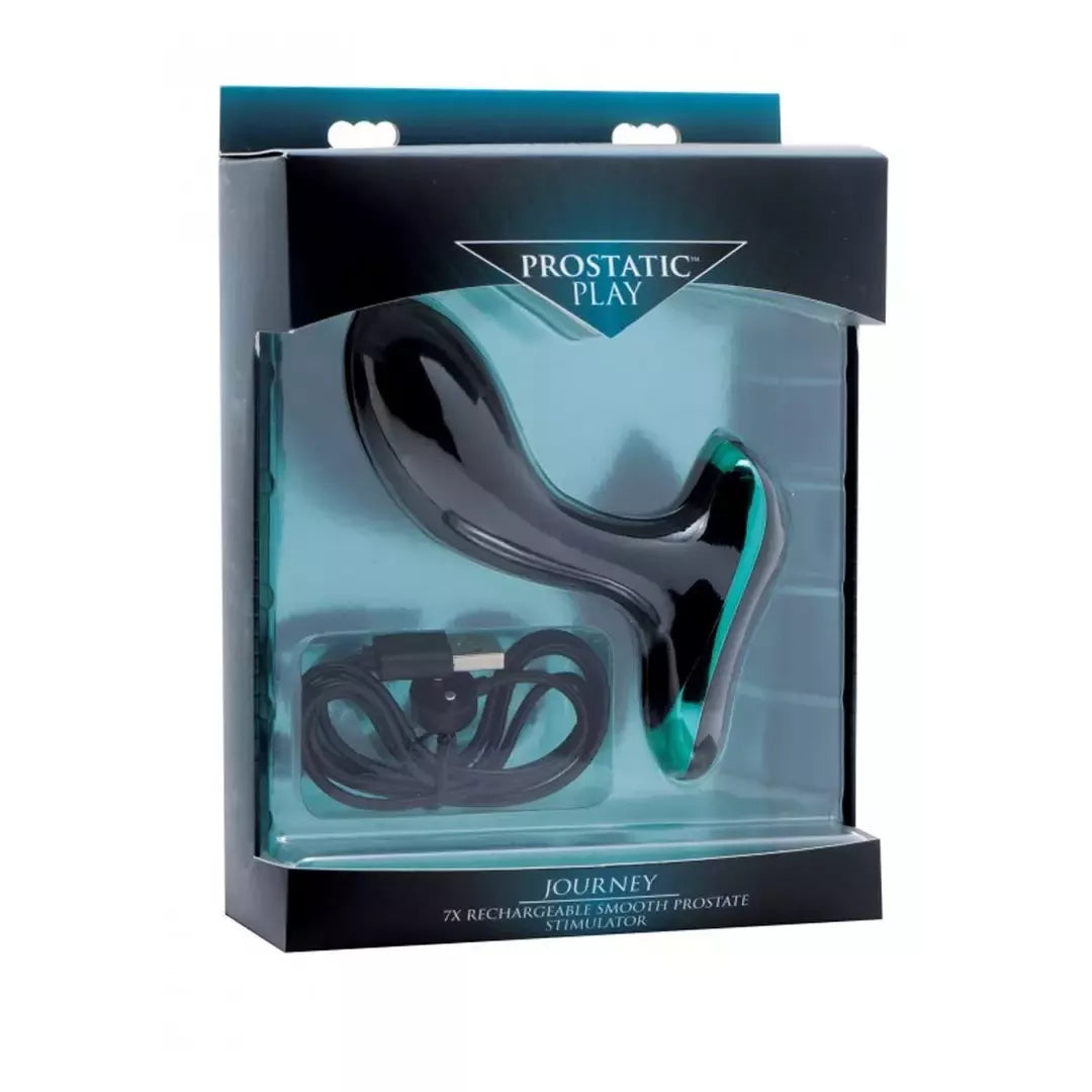 XR Brands Prostatic Play Journey įkraunamas silikoninis prostatos masažuoklis