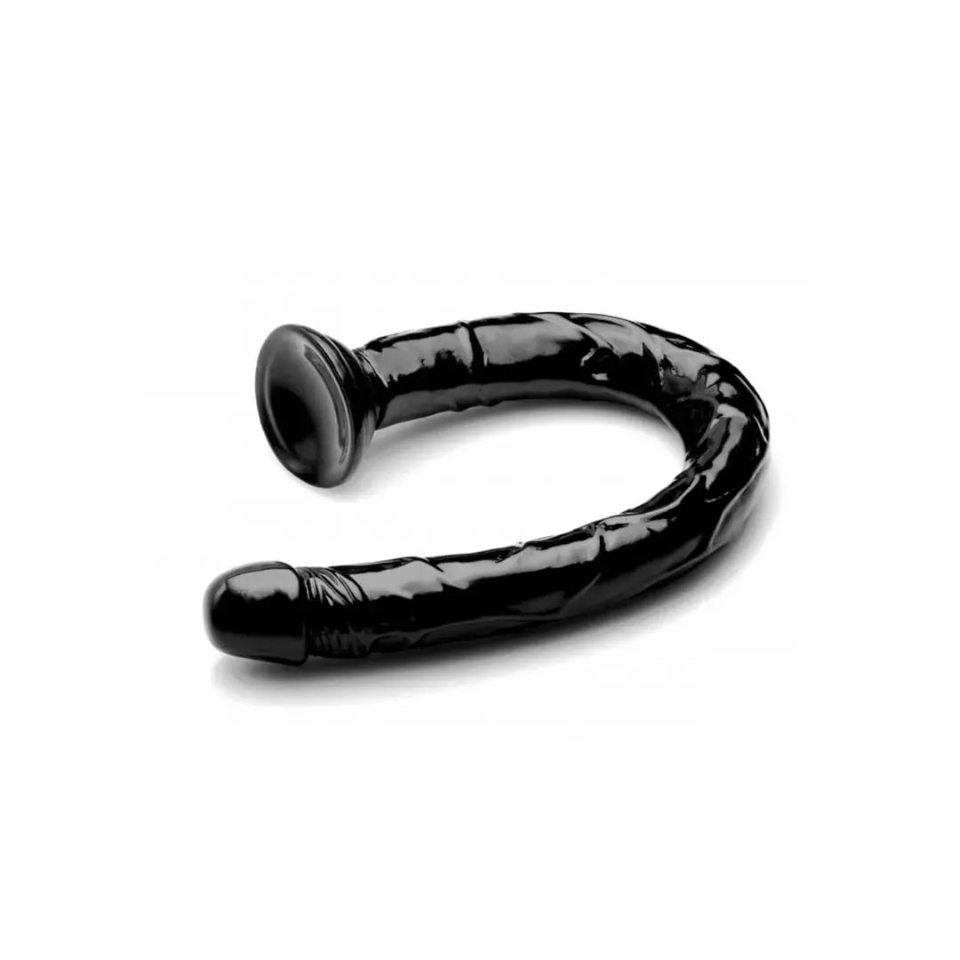 XR Brands Realistic Snake Model 19 juodas 48cm anatominis modelis