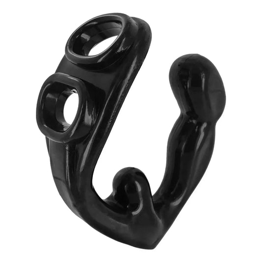 XR Brands Rogue Intimate dvigubos stimuliacijos sistema su lizdu vibratoriui