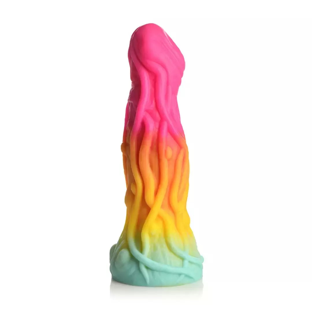 XR Brands Shape Shifter Alien silikoninis modelis su siurbtuku, daugiaspalvis
