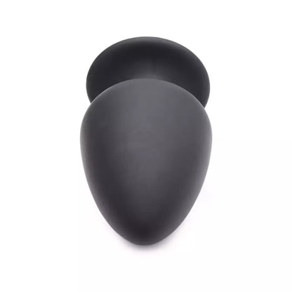 XR Brands Squeezable Intimate Plug Small termoreaktyvus juodas