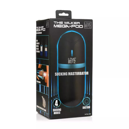 XR Brands The Milker Mega-Pod intymus siurbimo prietaisas – dvipusis dizainas
