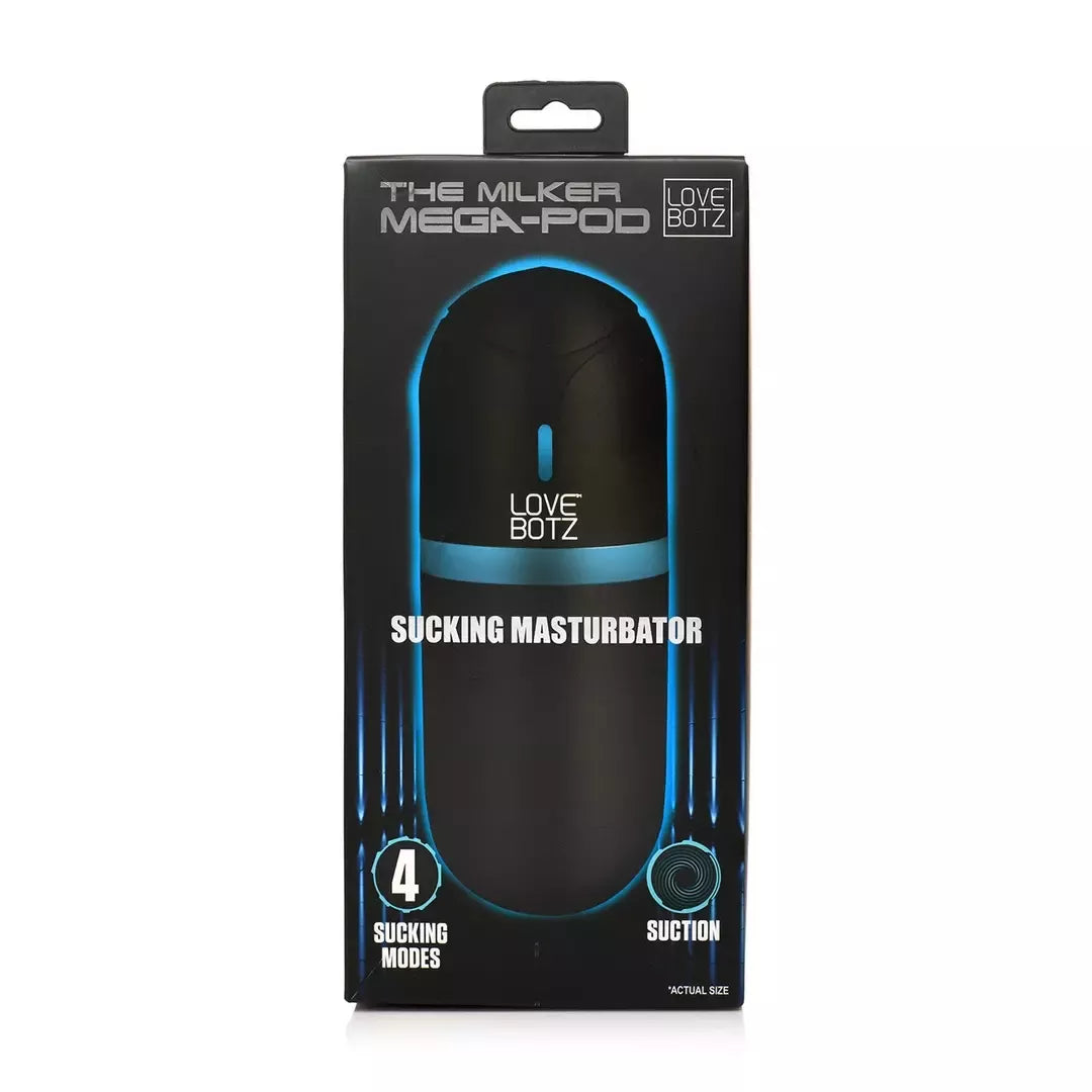 XR Brands The Milker Mega-Pod intymus siurbimo prietaisas – dvipusis dizainas
