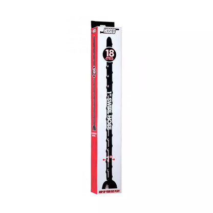 XR Brands Vertebral Snake 18 lankstus intymus masažuoklis, 46 cm, juodas