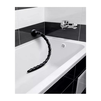 XR Brands Vertebral Snake 18 lankstus intymus masažuoklis, 46 cm, juodas