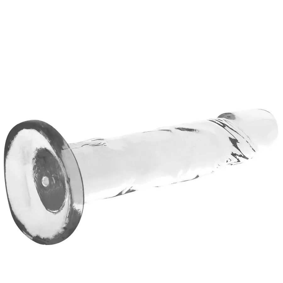 XRAY Clear 18 cm permatomas intymus modelis su siurbtuku