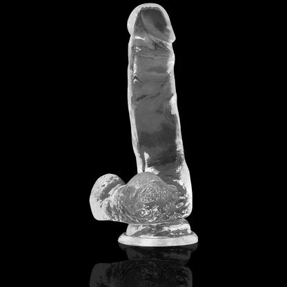 XRAY skaidrus intymus modelis 18,5 cm – lanksti, bekvapė želė medžiaga