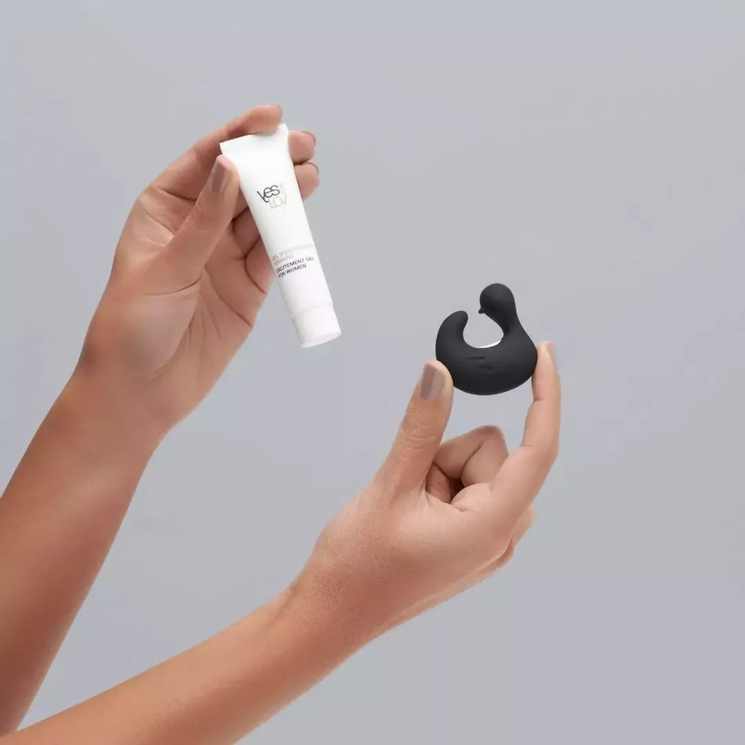 YESforLOV LovFinger vibruojantis žiedas – švelnus silikonas, 11 režimų, įkraunamas per USB