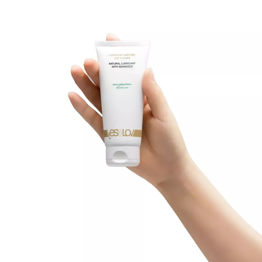 YESforLOV natūralus lubrikantas su jūros dumbliais 100ml be glicerino, veganiškas