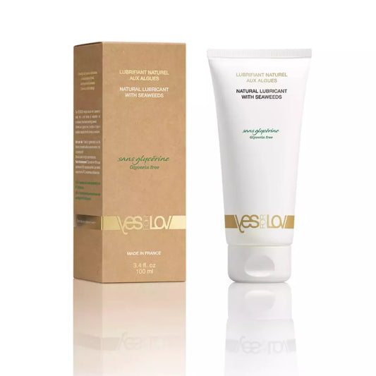 YESforLOV natūralus lubrikantas su jūros dumbliais 100ml be glicerino, veganiškas