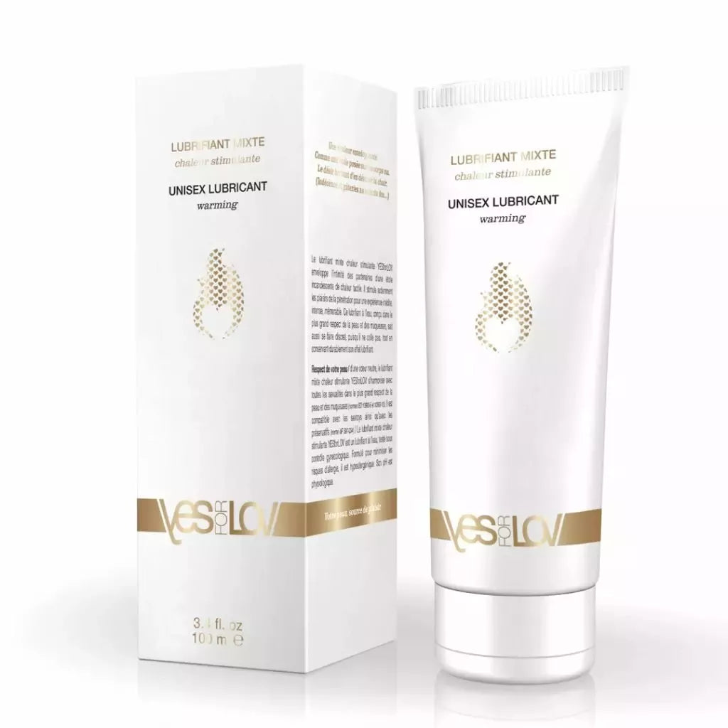 YESforLOV Unlimited Warming Lubricant 100ml – vandens pagrindu, neutralus pH