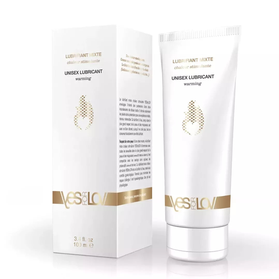 YESforLOV Unlimited Warming Lubricant 100ml – vandens pagrindu, neutralus pH