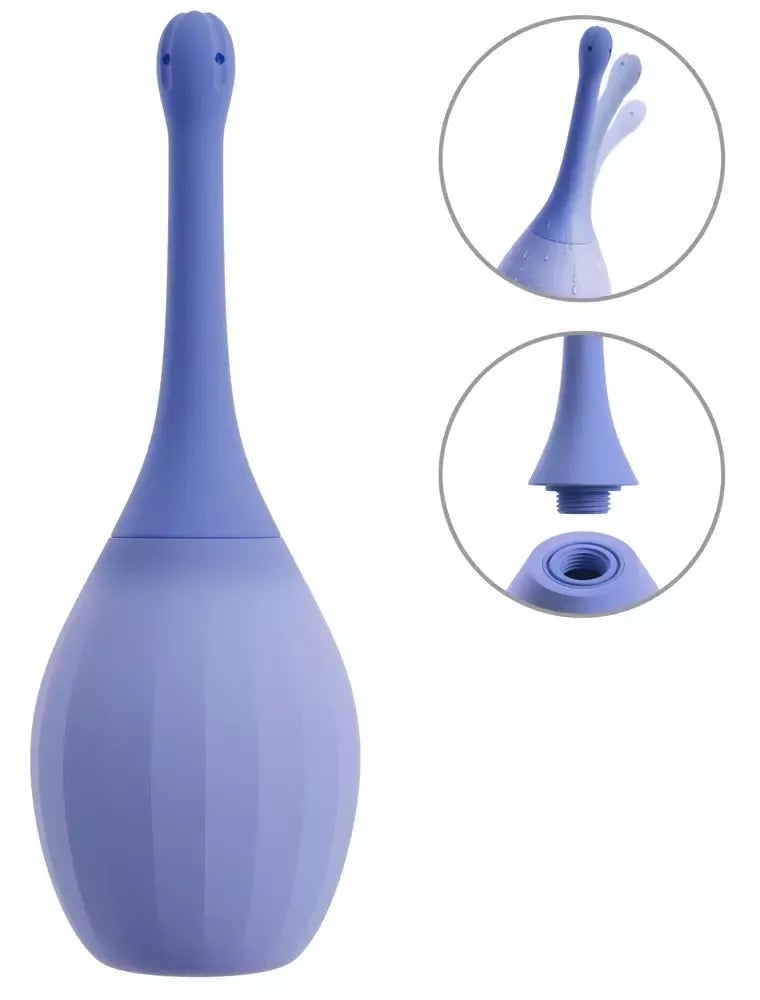 You2Toys Anal Douche lanksti silikoninė higienos sistema, 300 ml, juoda