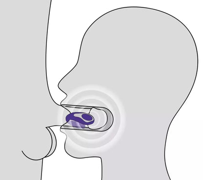 You2Toys Blow Job Vibe Purple intymus stimuliatorius, silikoninis, 12,5 cm