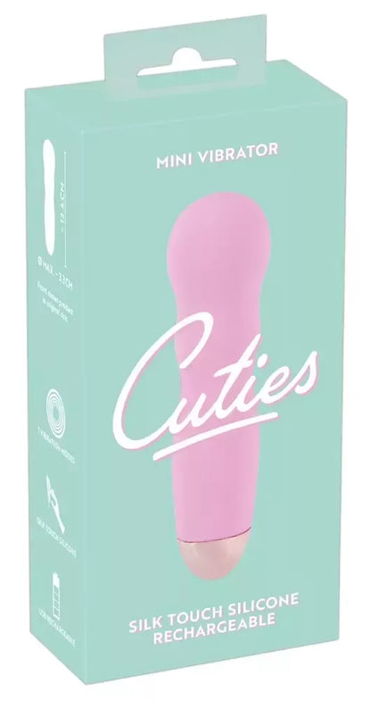 You2Toys Cuties Mini Vibrator Rose – Kompaktiškas, vandeniui atsparus, 7 režimai