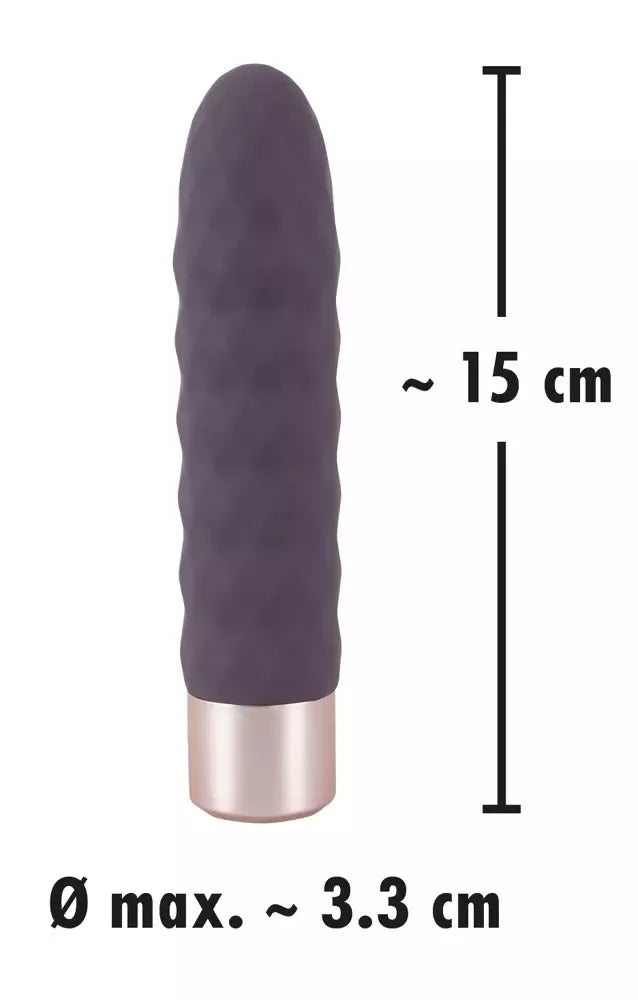 You2Toys Diamond Vibe intymus masažuoklis, 10 režimų, violetinis, 15 cm