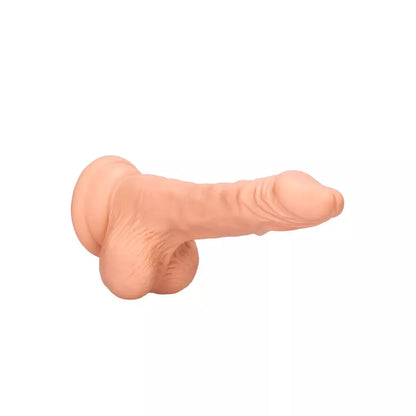 You2Toys Dong 17 cm TPE modelis su siurbtuku ir sėklidžių formos pagrindu