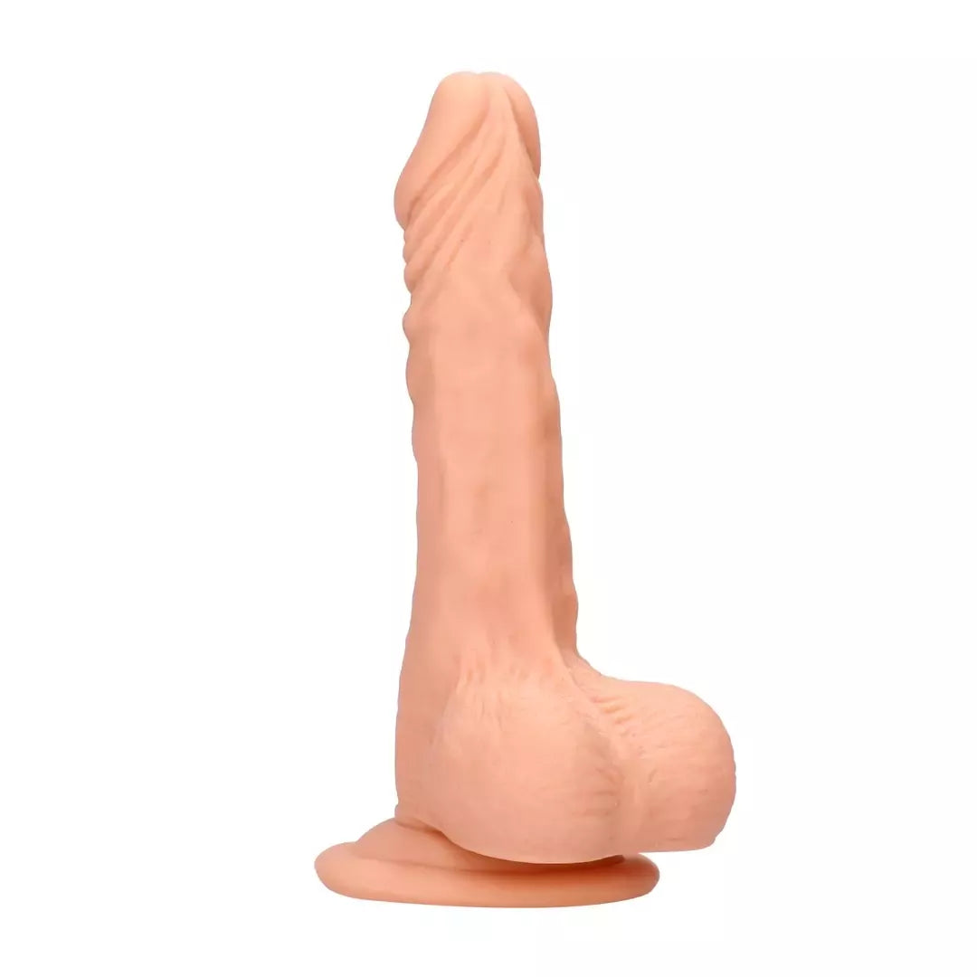 You2Toys Dong 17 cm TPE modelis su siurbtuku ir sėklidžių formos pagrindu